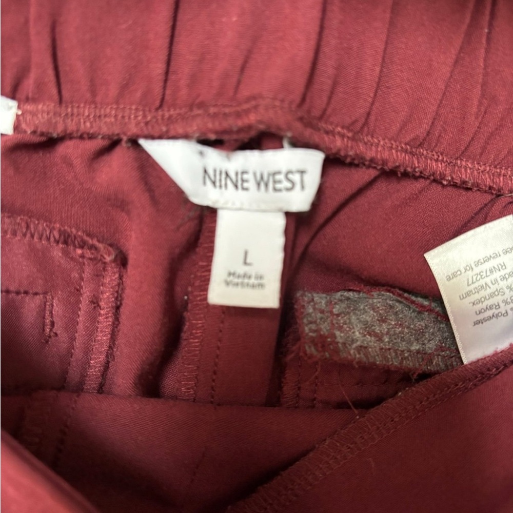 Nine West Burgundy Pants - Picture 5 of 5